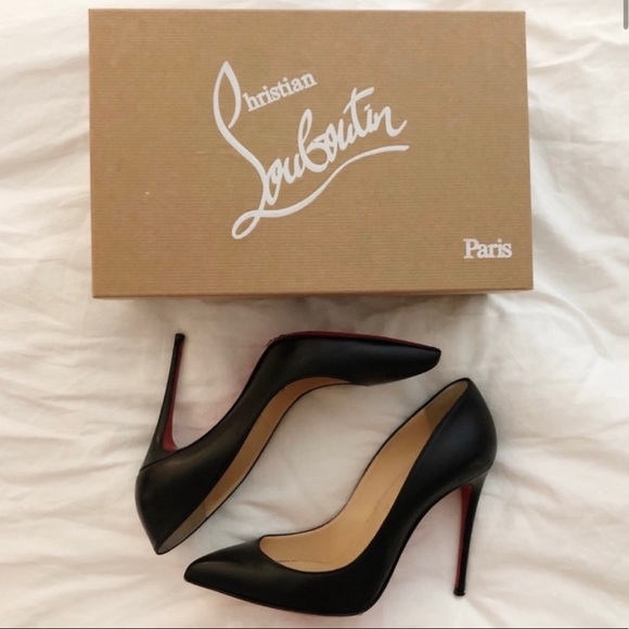 Christian Louboutin Pigalle Follies 100 Leather Pumps size 8.5 - Picture 2 of 7